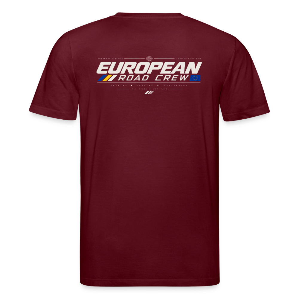 EUROPEAN ROAD CREW - T-shirt - burgundy