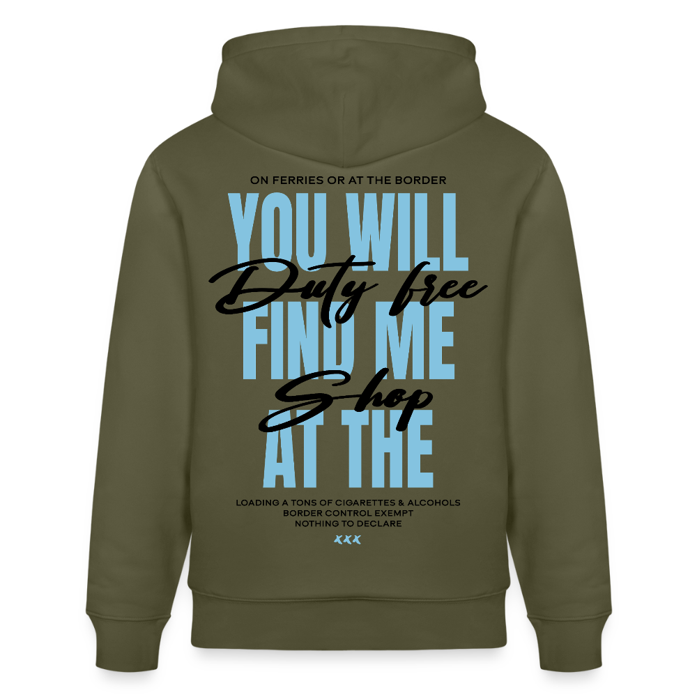 DUTY FREE - Hoodie - khaki green