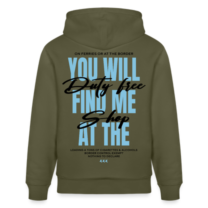 DUTY FREE - Hoodie - khaki green