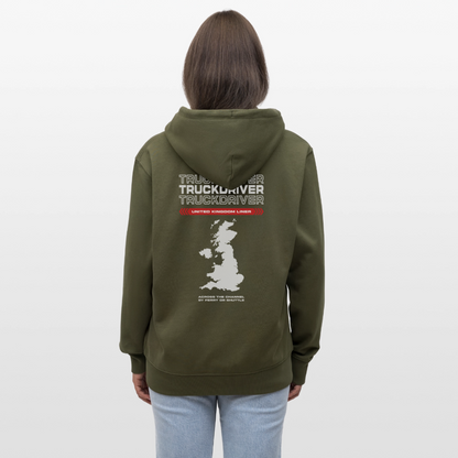 UK Liner - Zipped Hoodie - khaki