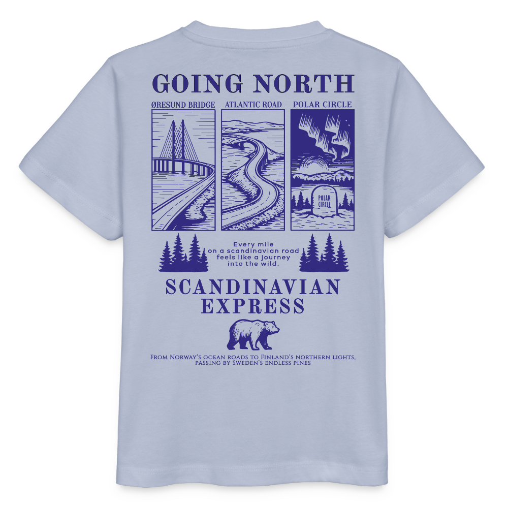 GOING NORTH - T-shirt for kids - lavender-violet