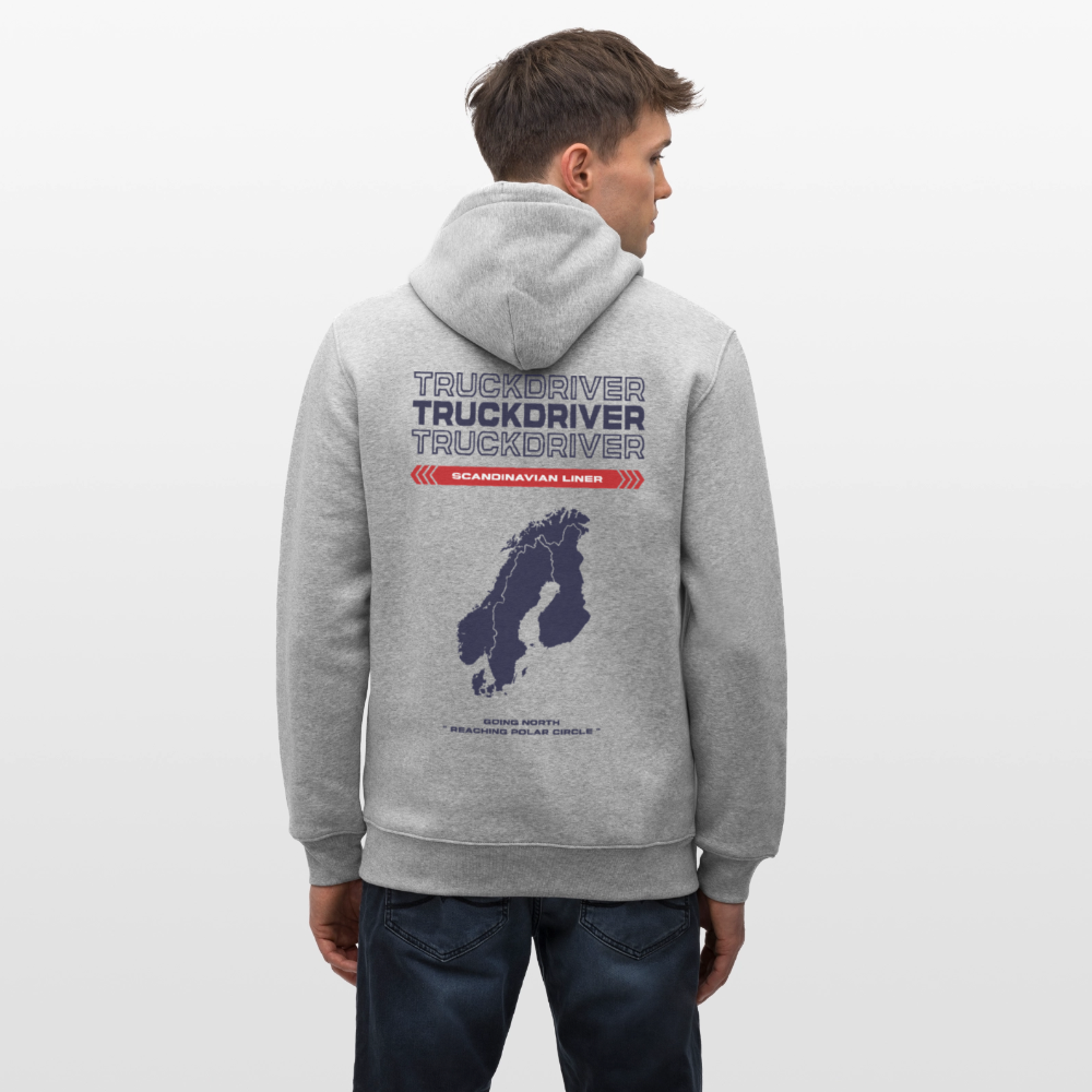 SCANDINAVIAN Liner - Hoodie (more colors) - heather grey