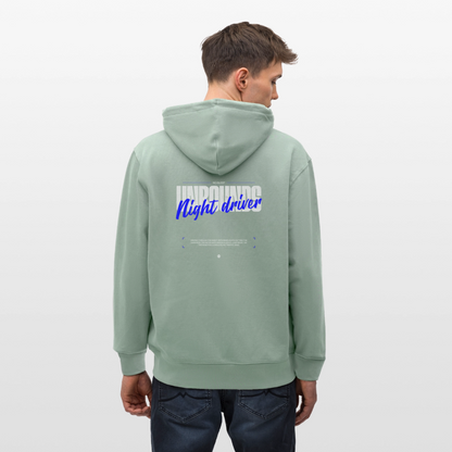 NIGHT DRIVER - Zipped Hoodie - aloe