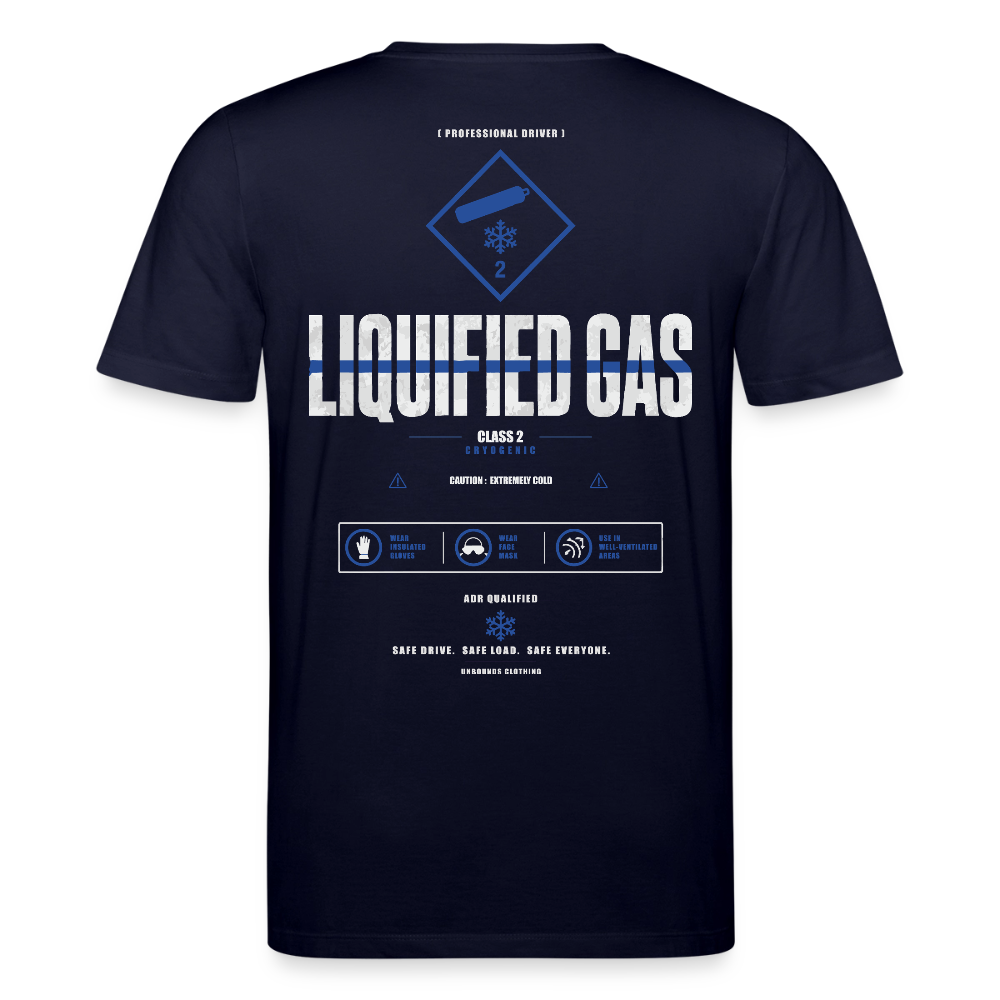 LIQUIFIED GAS ADR V1 - T-shirt - navy