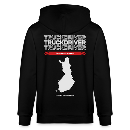 FINLAND Liner - Zipped Hoodie - black