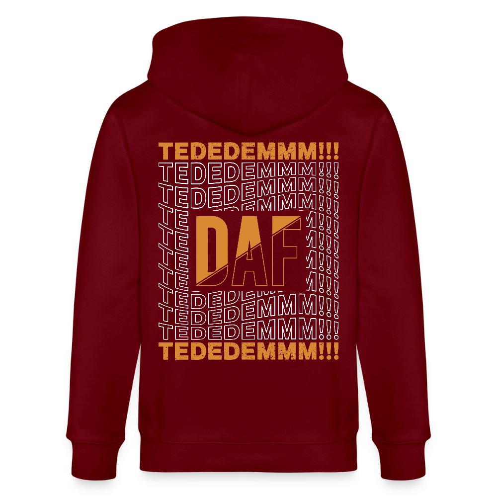 TEDEDEM - Zipped Hoodie - burgundy