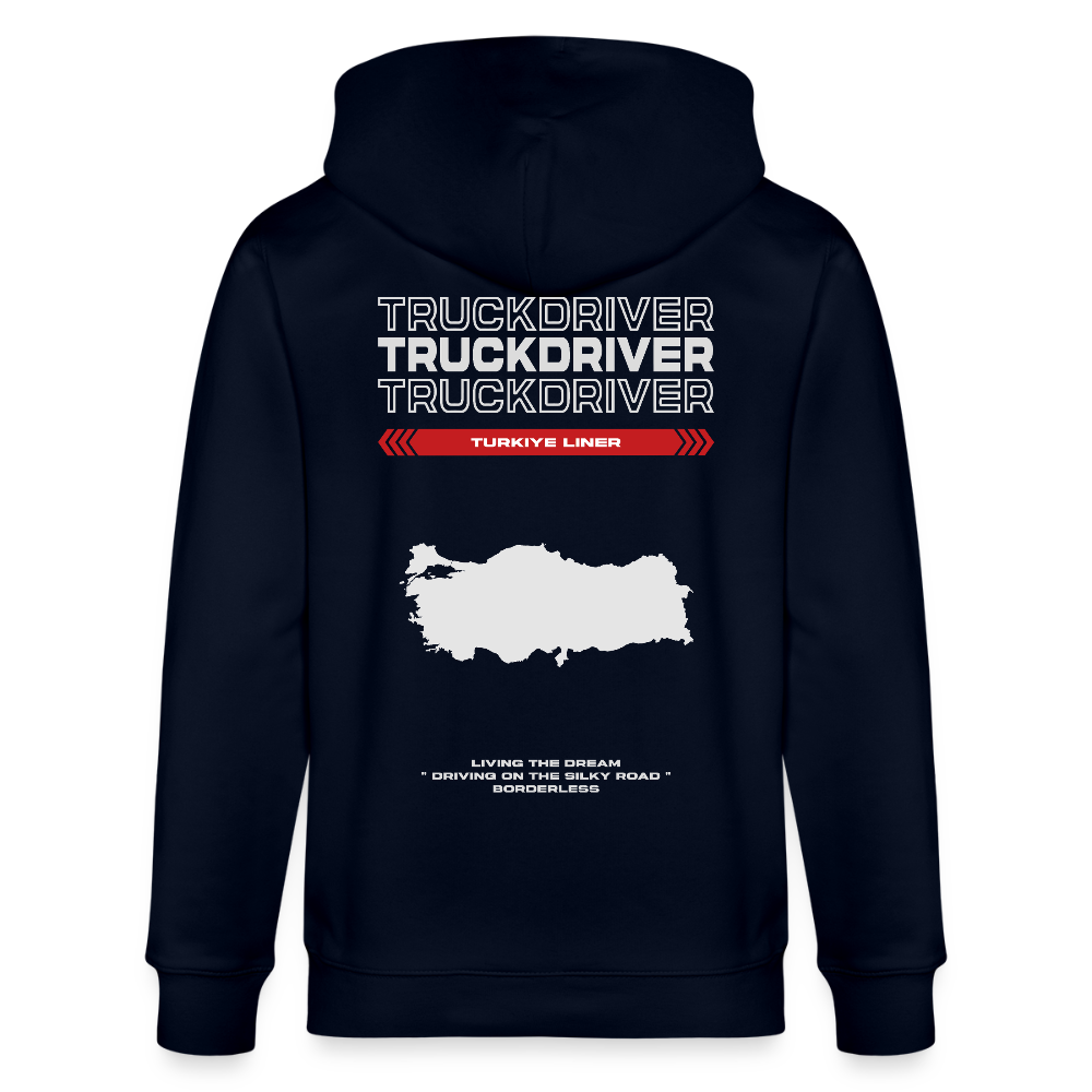 TURKIYE Liner - Zipped Hoodie - navy