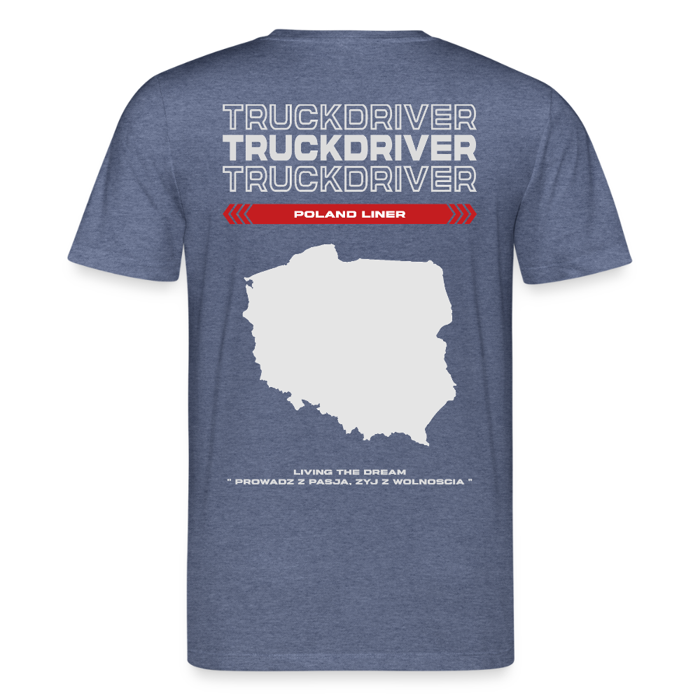 POLAND Liner - T-shirt - dark heather blue