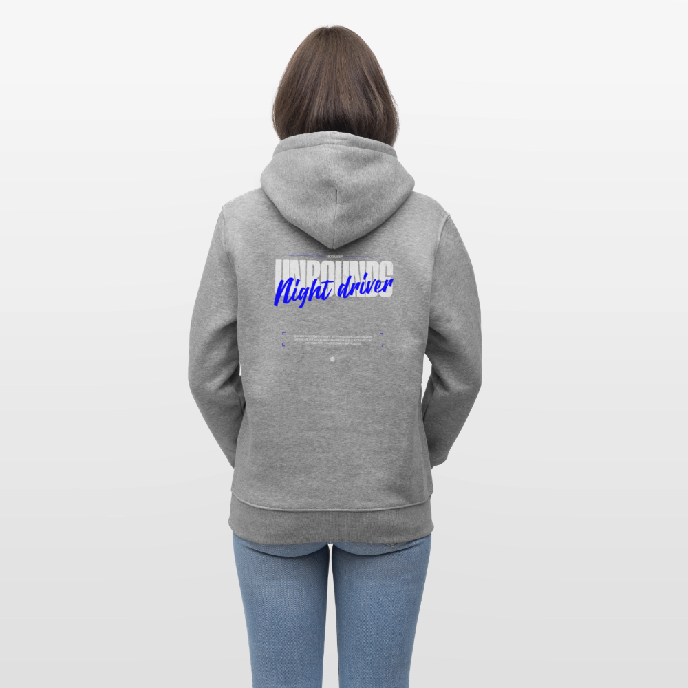 NIGHT DRIVER - Hoodie - slub heather grey