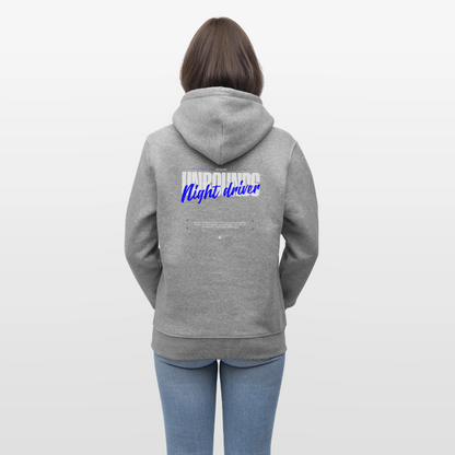 NIGHT DRIVER - Hoodie - slub heather grey