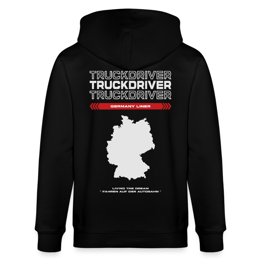 GERMANY Liner - Zipped Hoodie - black