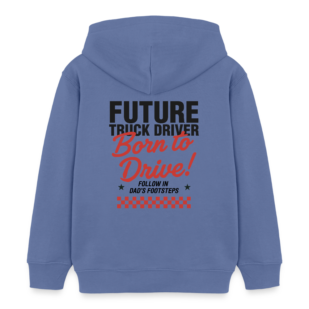 BORN TO DRIVE (DAD) - Kids Hoodie - bright blue