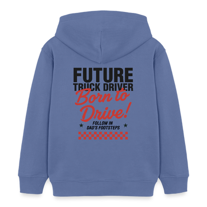 BORN TO DRIVE (DAD) - Kids Hoodie - bright blue
