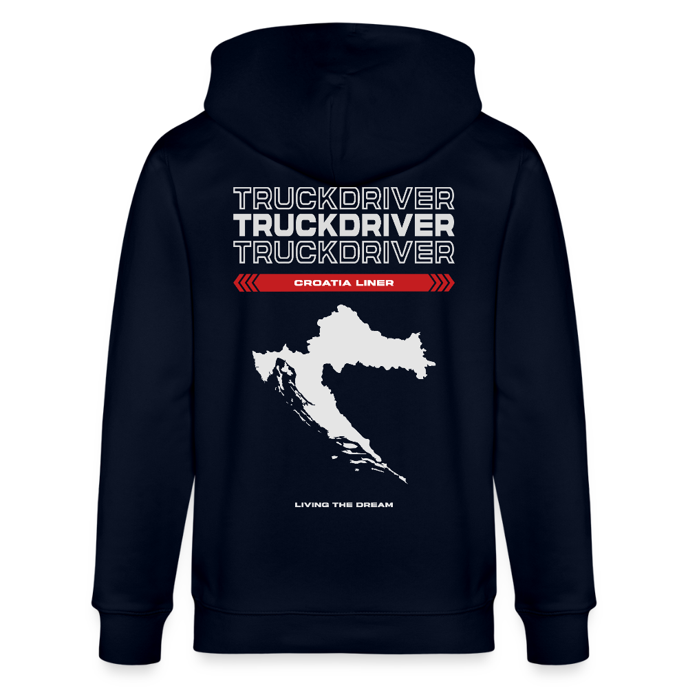 CROATIA Liner - Zipped Hoodie - navy