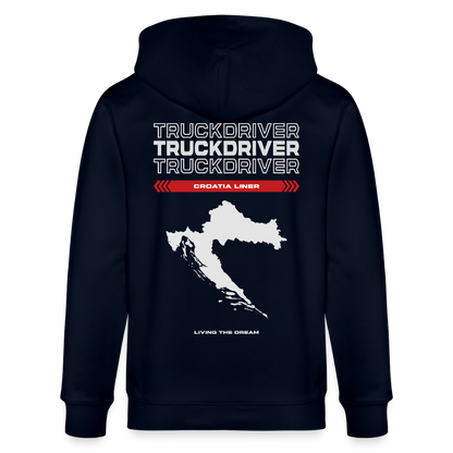 CROATIA Liner - Zipped Hoodie - navy