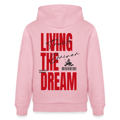 LIVING THE DREAM - Hoodie (more colors) - cotton pink