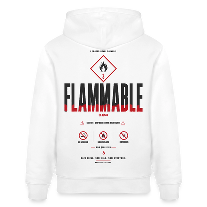 FLAMMABLE ADR V2 - Hoodie - white