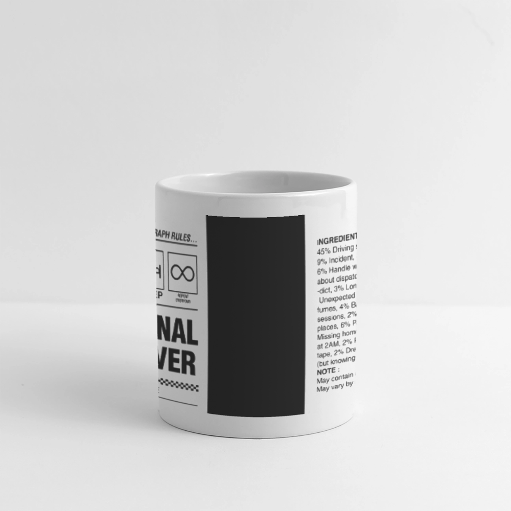 TRUCKER LABEL - Coffee Mug - white