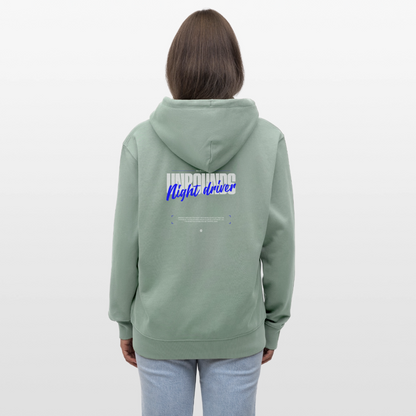 NIGHT DRIVER - Zipped Hoodie - aloe