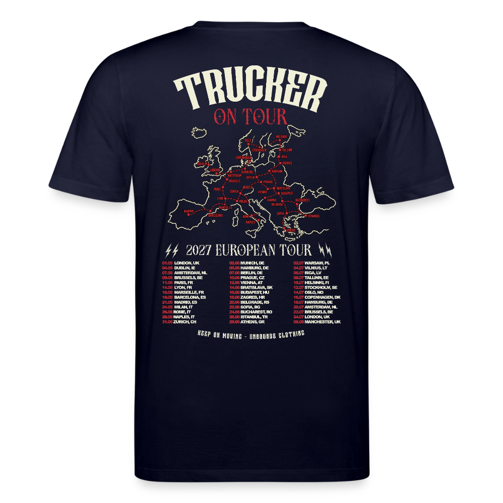 2027 - TRUCKER ON TOUR - T-SHIRT (LIMITED EDITION) - navy
