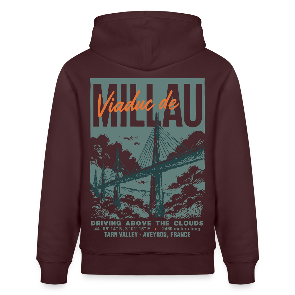 VIADUC DE MILLAU - Hoodie (more colors) - maroon