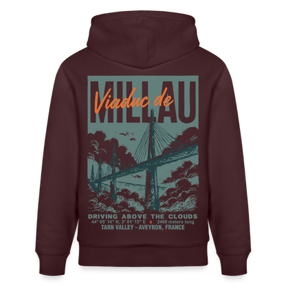 VIADUC DE MILLAU - Hoodie (more colors) - maroon