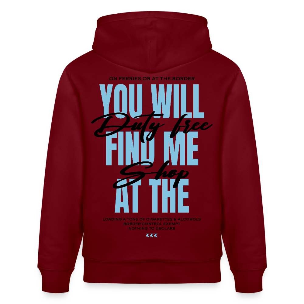 DUTY FREE - Hoodie - burgundy