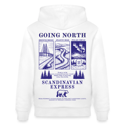 GOING NORTH - Hoodie - white