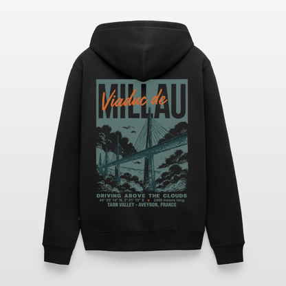 VIADUC DE MILLAU - Zipped Hoodie - black