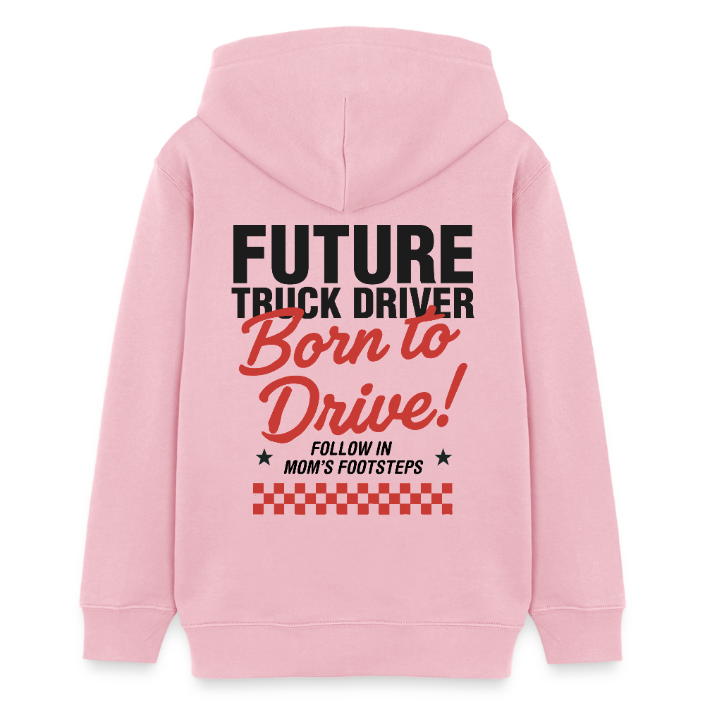 BORN TO DRIVE (MOM) - Teenagers Hoodie - cotton pink
