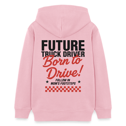 BORN TO DRIVE (MOM) - Teenagers Hoodie - cotton pink