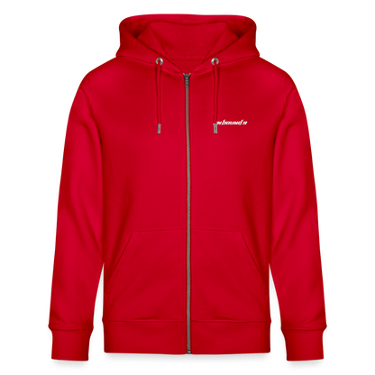 BEYOND FREJUS - Zipped Hoodie - red