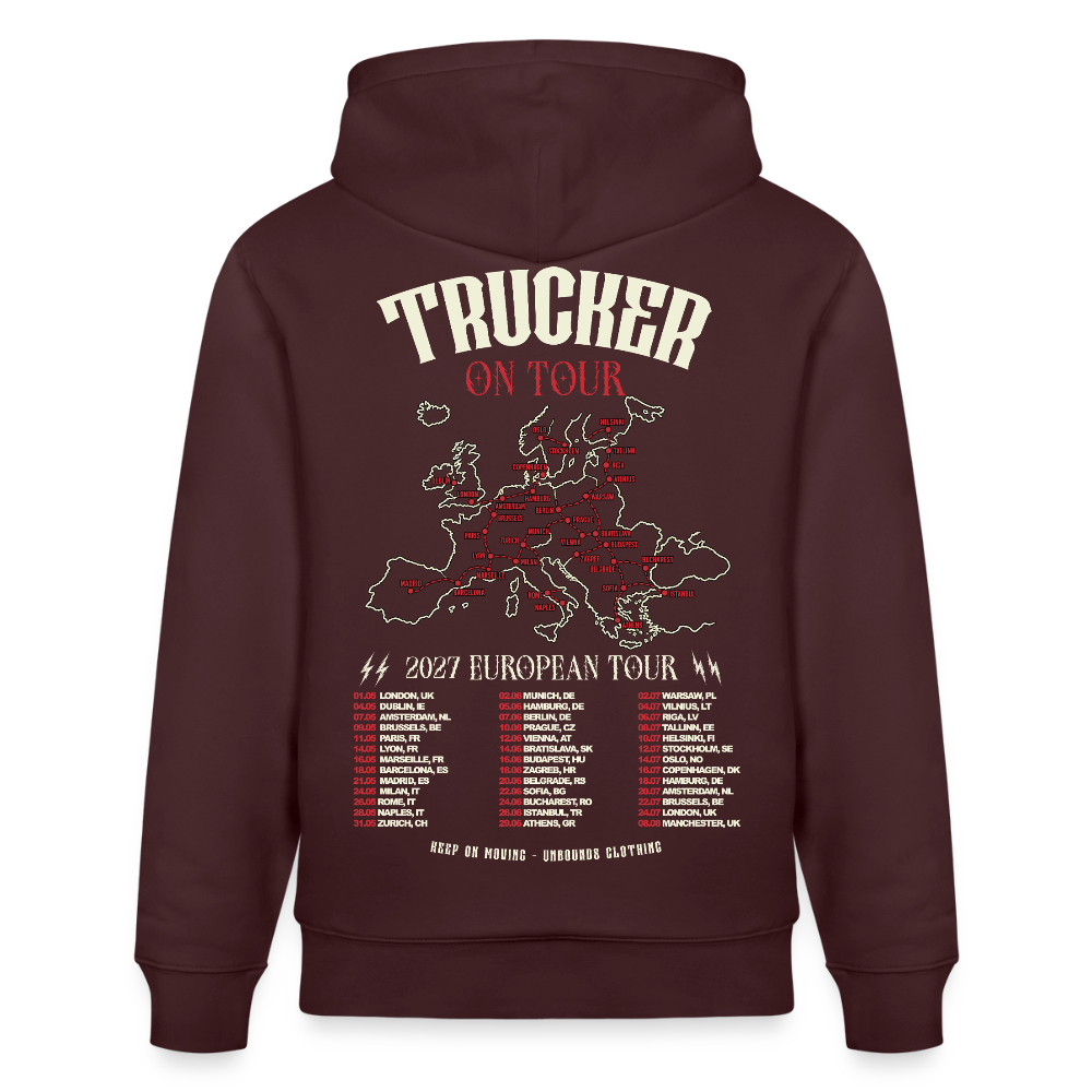 2027 - TRUCKER ON TOUR - Hoodie (LIMITED EDITION) - maroon