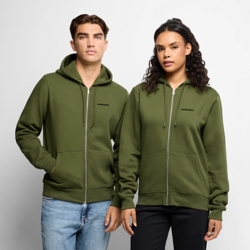 DUTY FREE - Zipped Hoodie - khaki
