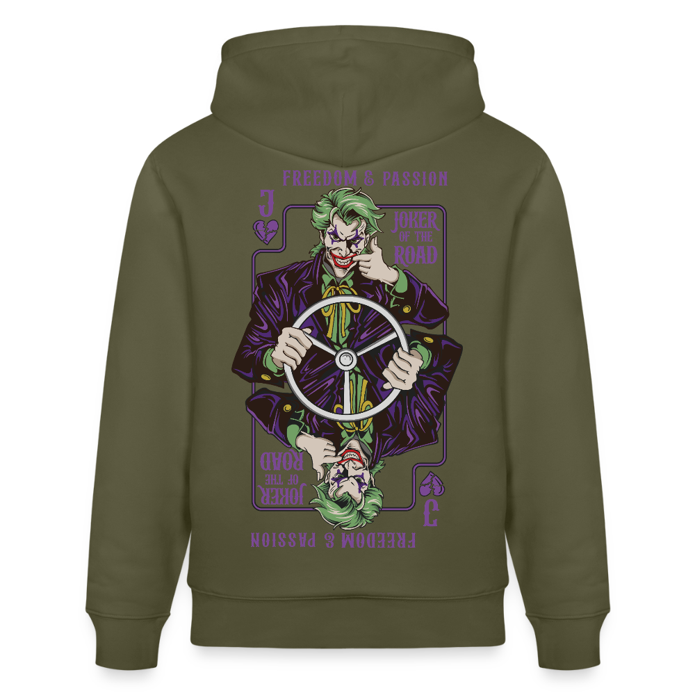 JOKER OF THE ROAD - Hoodie - khaki green