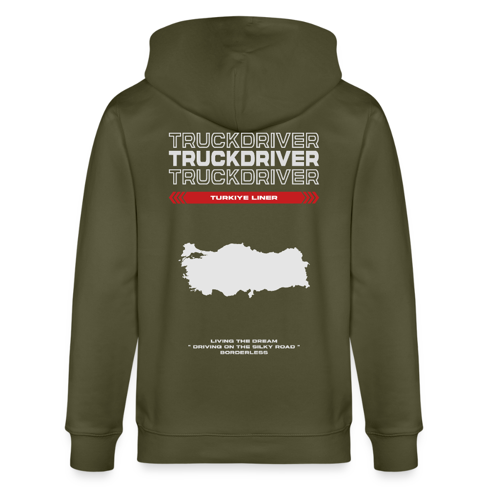 TURKIYE Liner - Zipped Hoodie - khaki