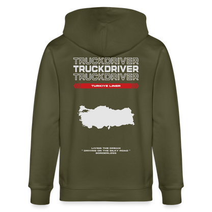 TURKIYE Liner - Zipped Hoodie - khaki