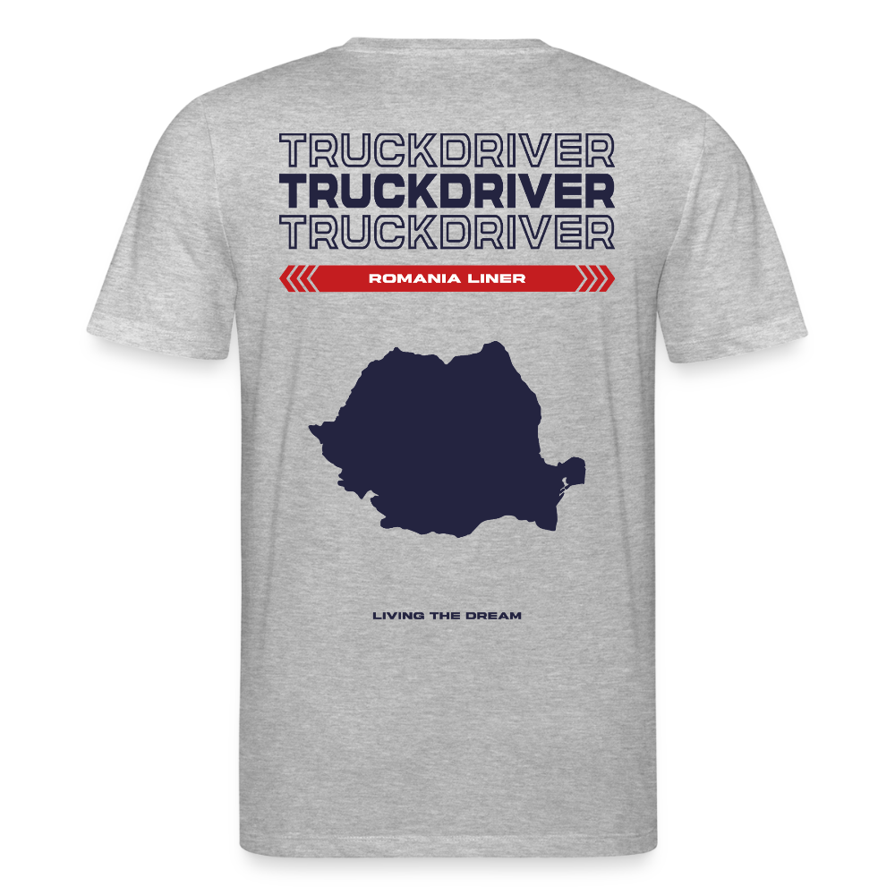 ROMANIA Liner - T-shirt (more colors) - heather grey