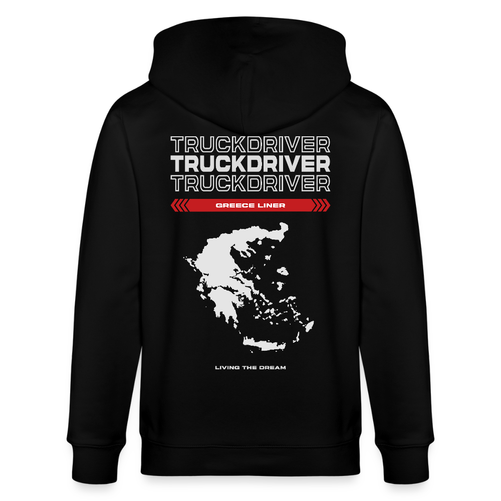 GREECE Liner - Zipped Hoodie - black