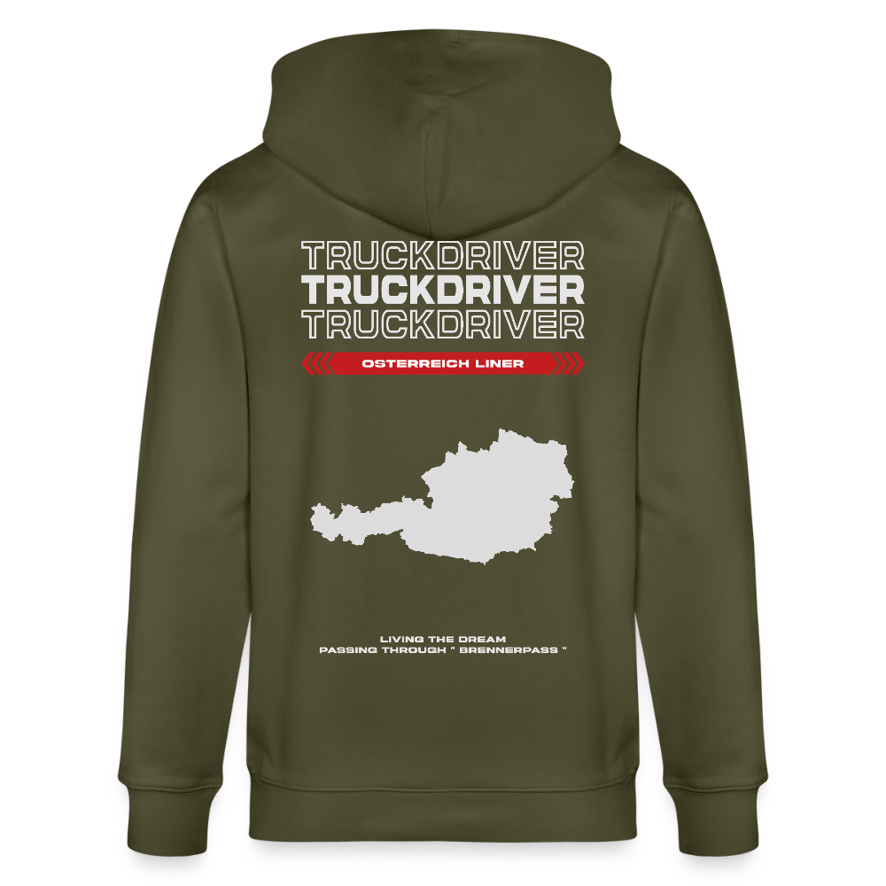 AUSTRIA Liner - Zipped Hoodie - khaki