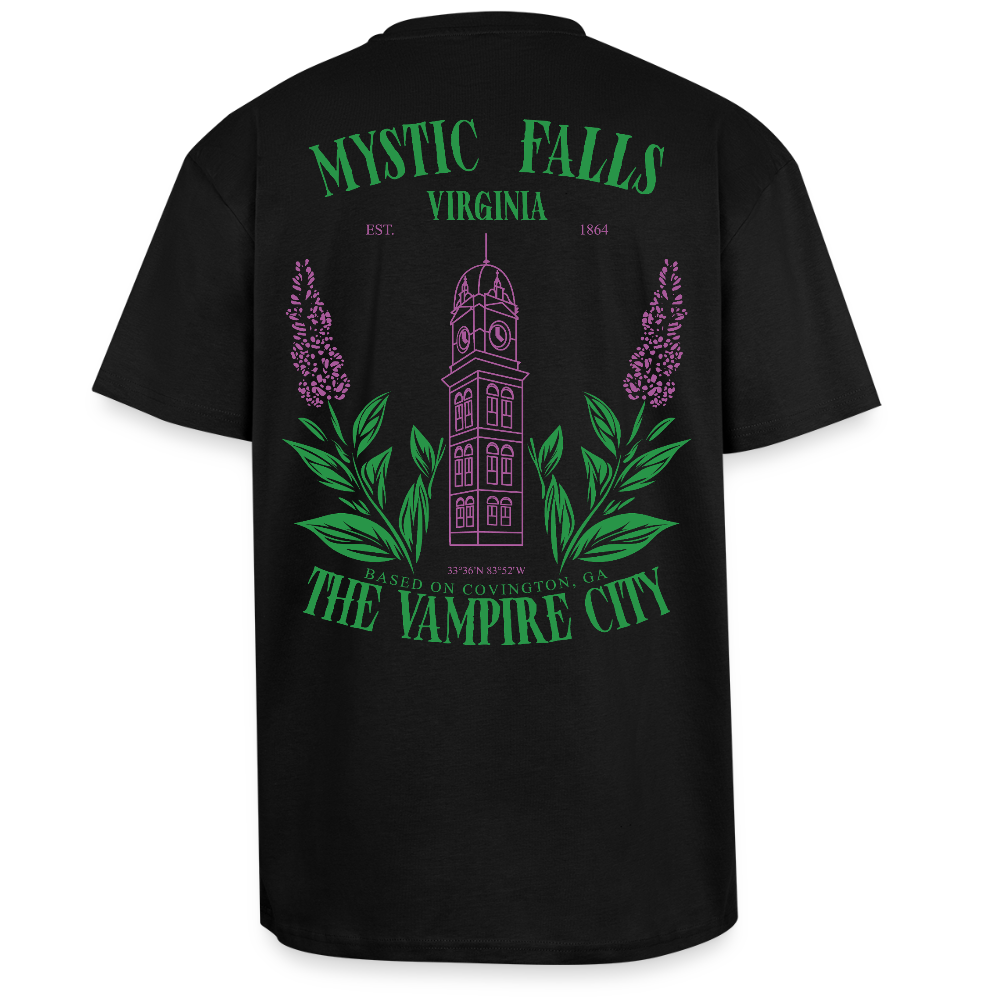 MYSTIC FALLS - THE VAMPIRES DIARIES - T-SHIRT - black