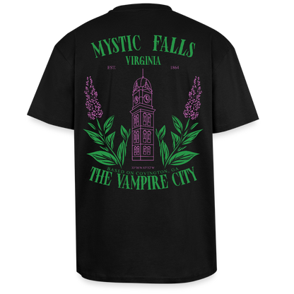MYSTIC FALLS - THE VAMPIRES DIARIES - T-SHIRT - black