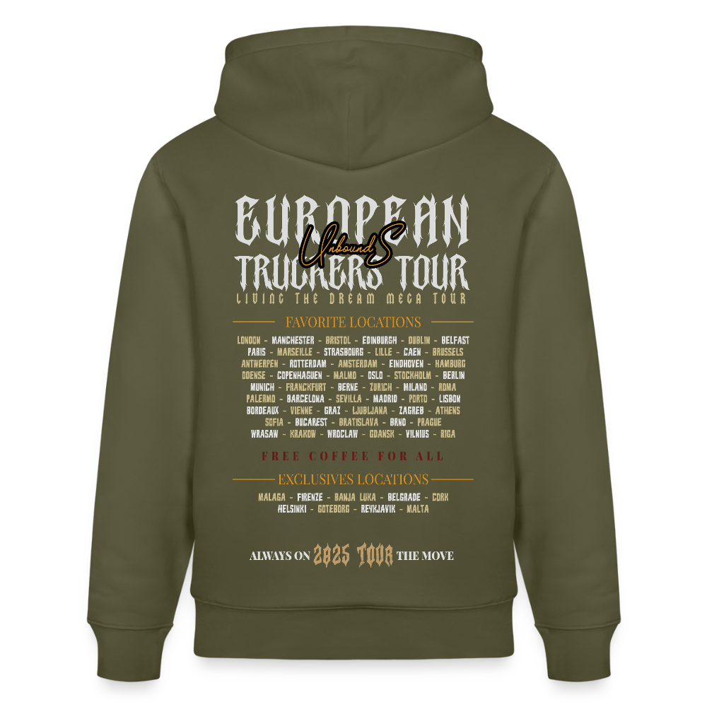 TRUCKER ON TOUR - Hoodie - khaki green