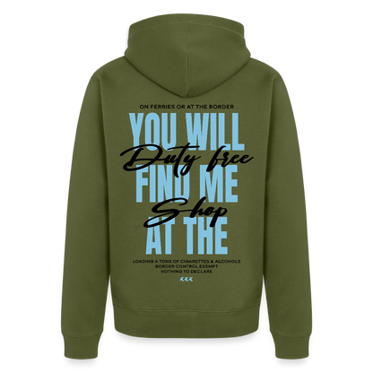 DUTY FREE - Zipped Hoodie - khaki
