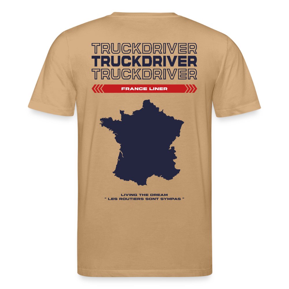 FRANCE Liner - T-shirt (more colors) - caramel 