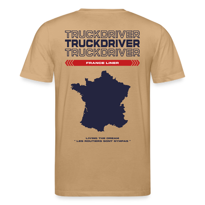 FRANCE Liner - T-shirt (more colors) - caramel 