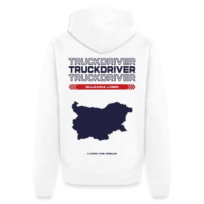 BULGARIA Liner - Zipped Hoodie (White) - white