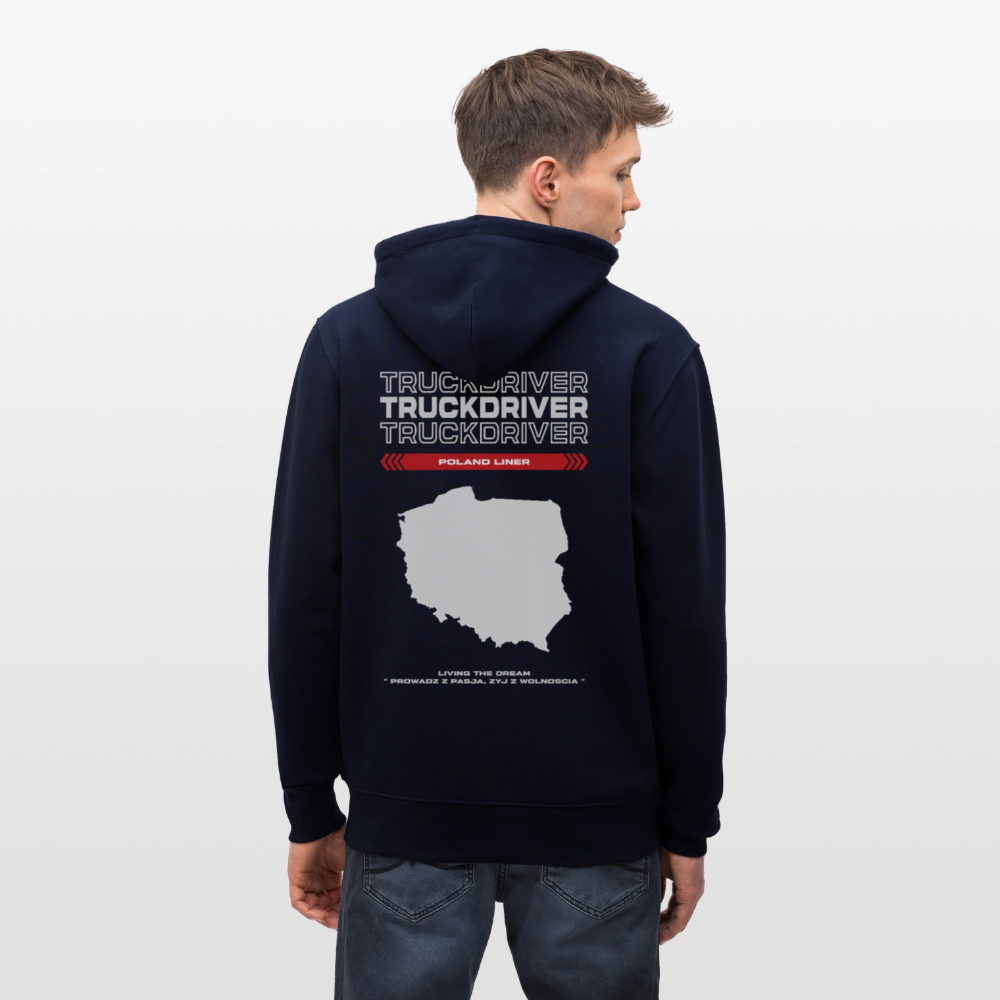 POLAND Liner - Zipped Hoodie - navy