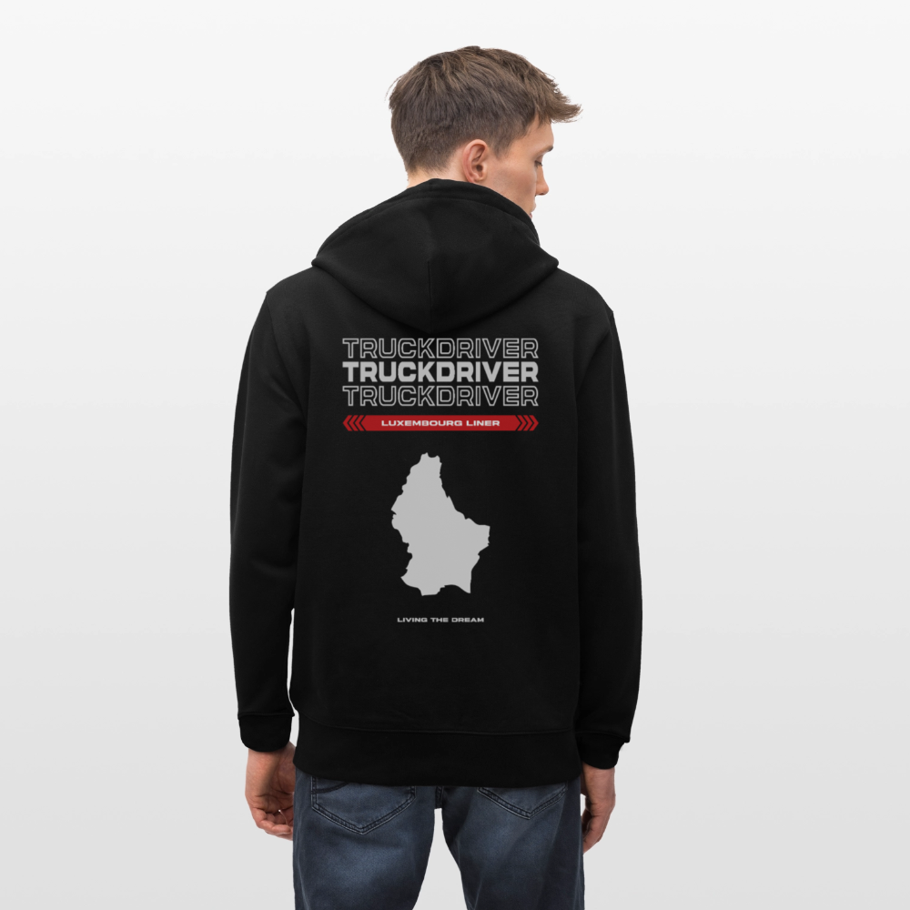 LUXEMBOURG Liner - Zipped Hoodie - black