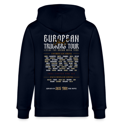 TRUCKER ON TOUR - Zipped Hoodie - navy